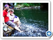What else is better than feeding your feet to the hundreds of Kelah fish in a pond, not to mention that the fish is at least 25 to 30cm in length. A natural fish spa it is, everyone must try!